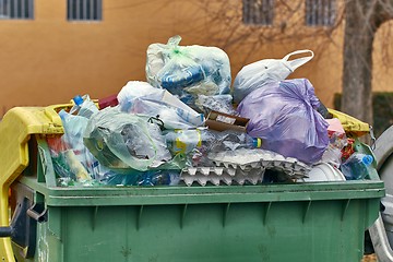 Image showing Garbage Container Full