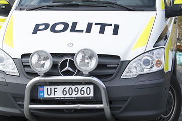 Image showing Norwegian Police Vehicle