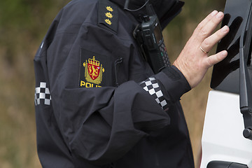 Image showing Norwegian Police Officer