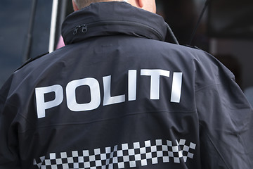 Image showing Norwegian Police Officer