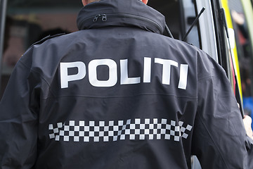 Image showing Norwegian Police Officer