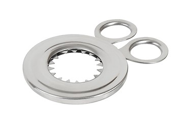 Image showing Boiled egg cutter