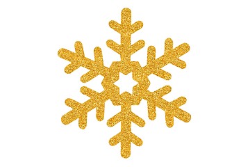 Image showing Christmas star on white