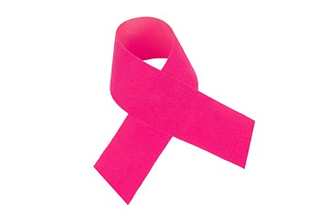 Image showing Pink ribbon