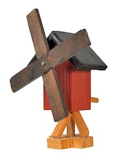 Image showing Windmill on white