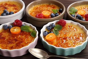 Image showing Creme brulee.