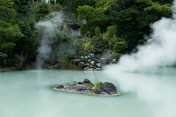 Image showing Hot springs in Beppu of Japan