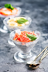 Image showing chia pudding