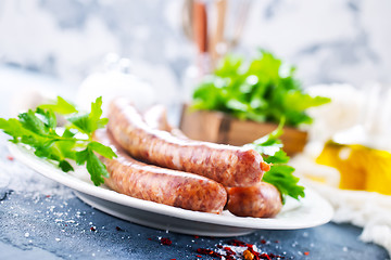 Image showing sausages