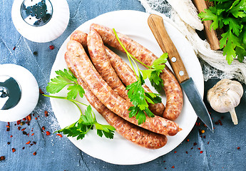 Image showing sausages