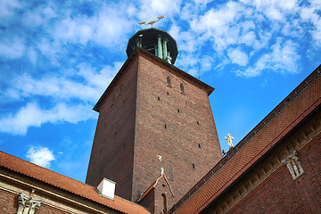 Image showing Stockholm City Hall ( Stockholms stadshus) in Stockholm, Sweden