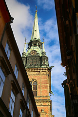 Image showing View on St. Gertrudes Church - Tyska Kyrkan (Old German Church) 