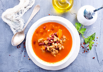 Image showing bean soup