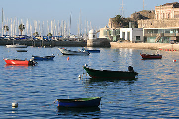 Image showing Boat harbor