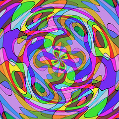 Image showing abstract radial background