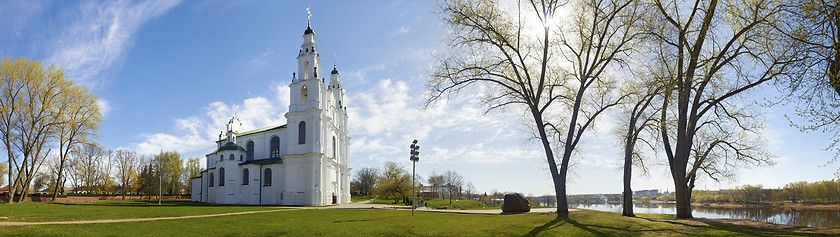 Image showing Panorama of Cathedral of St. Sophia . The ancient town of Polotsk ( 862) Belarus.