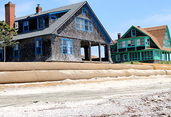 Image showing Luxury beach houses.