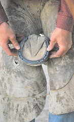 Image showing Male farrier.