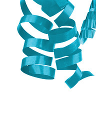 Image showing Turquoise Party Streamers