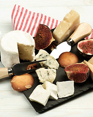 Image showing Gourmet Cheese Plate