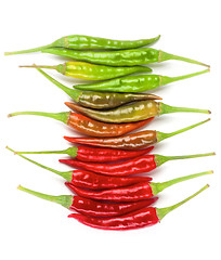 Image showing Arrangement of Chili Peppers