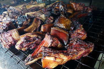 Image showing Sinalau Bakas, native Borneo food