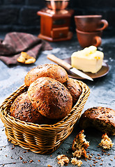 Image showing bread with butter