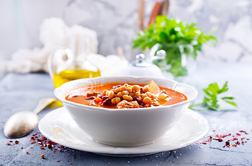 Image showing bean soup