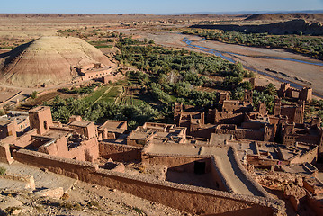 Image showing Kasbah Ait Benhaddou in the Atlas Mountains of Morocco