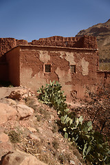 Image showing Village in the Atlas Mountains of Morocco