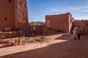 Image showing Kasbah Ait Benhaddou in the Atlas Mountains of Morocco