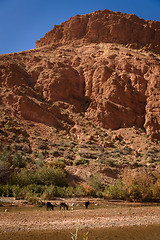 Image showing Scenic landscape, Atlas Mountains, Morocco