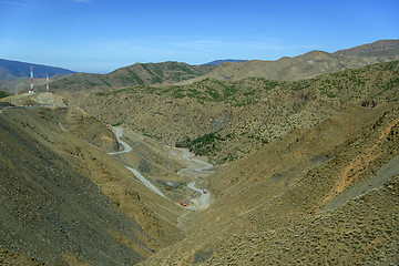 Image showing Scenic landscape, Atlas Mountains, Morocco