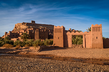 Image showing Kasbah Ait Benhaddou in the Atlas Mountains of Morocco