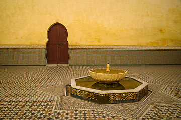 Image showing Mausoleum of Moulay Idris in Meknes, Morocco.