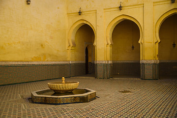 Image showing Mausoleum of Moulay Idris in Meknes, Morocco.