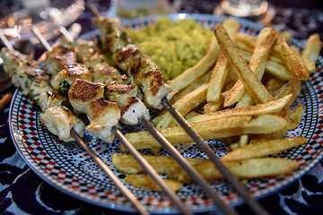 Image showing Shashlik, Morocco