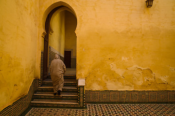 Image showing Mausoleum of Moulay Idris in Meknes, Morocco.