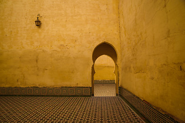 Image showing Mausoleum of Moulay Idris in Meknes, Morocco.