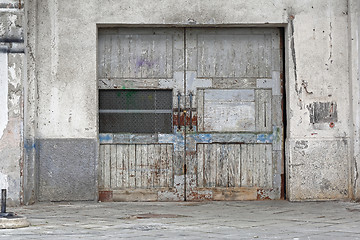 Image showing Warehouse Door