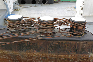 Image showing Ship Steel Cables