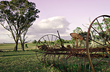 Image showing plow in the paddock