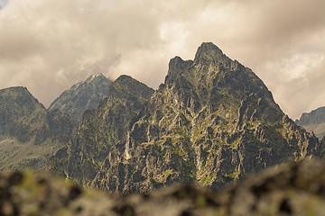 Image showing View on high Tatra Mountains