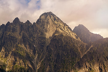 Image showing View on Lomnicky Stit in high Tatra Mountains