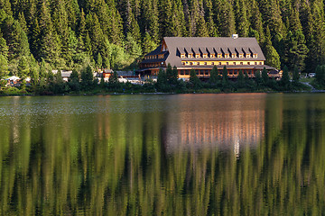 Image showing Popradske pleso lake valley in Tatra Mountains, Slovakia, Europe