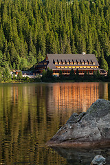 Image showing Popradske pleso lake valley in Tatra Mountains, Slovakia, Europe