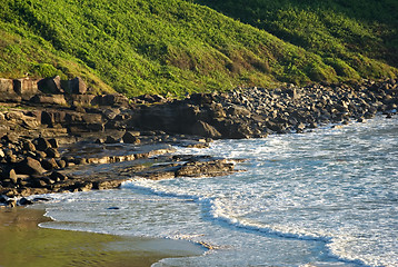 Image showing rocks and waves