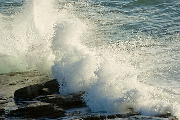 Image showing crashing waves