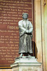 Image showing STOCKHOLM, SWEDEN - AUGUST 19, 2016: Statue of the writer Olaus 