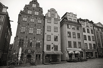 Image showing STOCKHOLM, SWEDEN - AUGUST 20, 2016: Cafes and restaurants at th